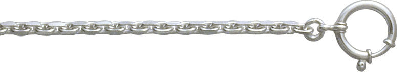 Lommeurkjede sølv anker,1,5mm, 25cm 840629