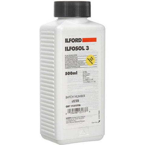 Ilford ILFOSOL 3  filmfremkaller 0,5 liter kjemi
