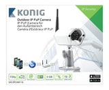 König HD IP-Kamera Utendørs 720P Metall
