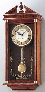 Seiko Westminster/Whittington Dual Chime Wooden Case Pendulum Wall Clock QXH107B